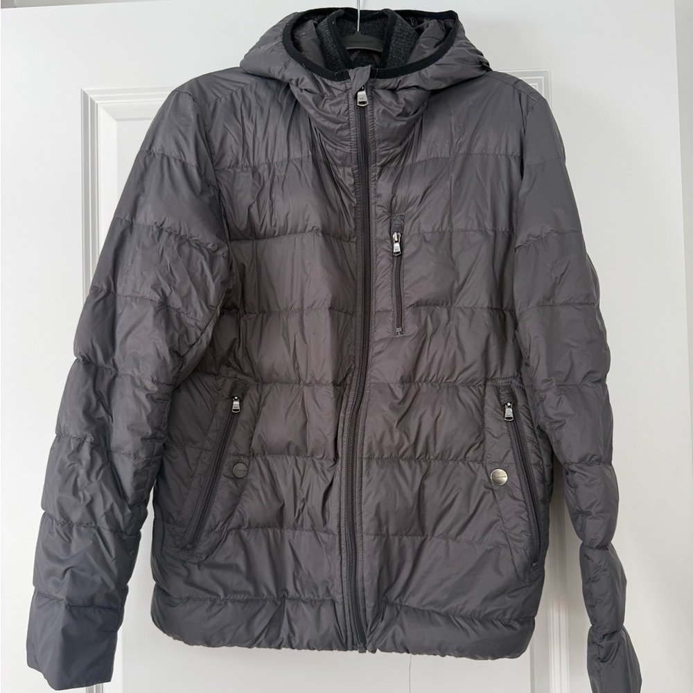Michael Kors Gray Puffer Jacket